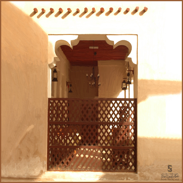 Traditional decorations of old houses